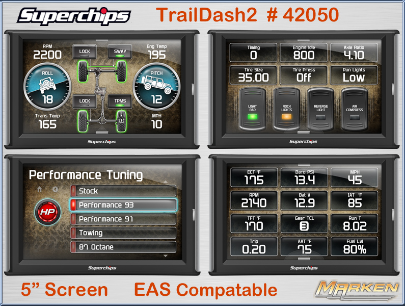 Superchips New TrailDash2 Tuner with 5